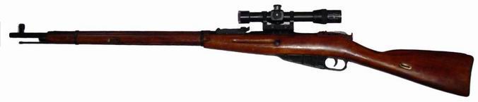 Mosin wz. 1891/30 w wyborowej odmianie z celownikiem optycznym PE Mosin wz. 1891/30 w wyborowej odmianie z celownikiem optycznym PE